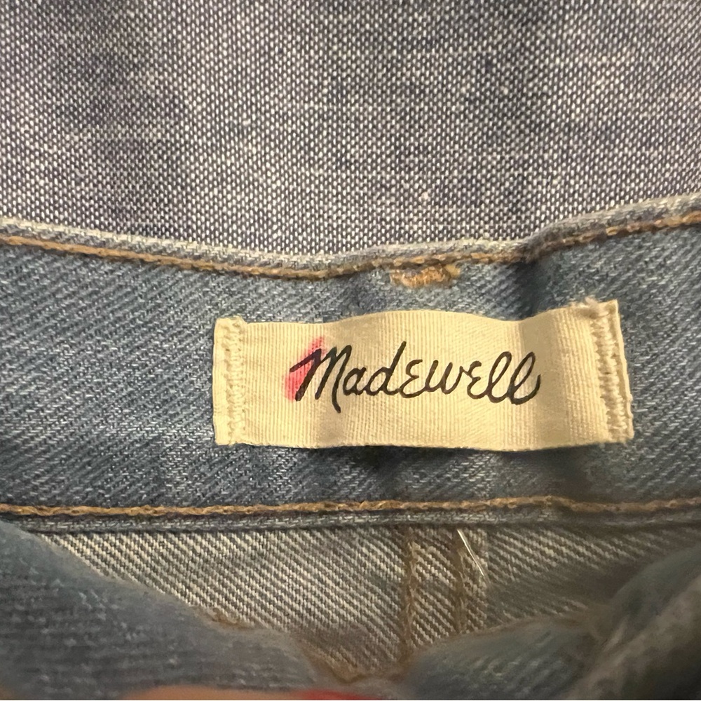 Madewell Shorts Womens Plus Size 32 Relaxed Jean Denim Light Wash - Picture 3 of 4